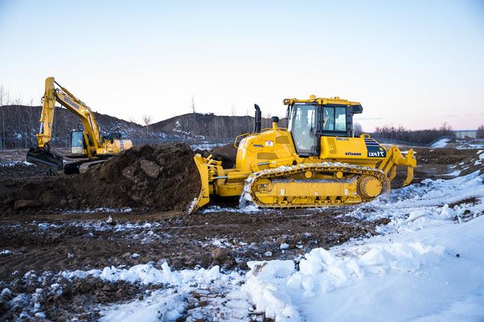 Smart Construction Intelligent Dozer and Excavator